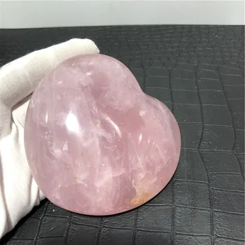 438 г натурального Розового кварца Кристалл Love Heart Stone Исцеляющий Кристалл