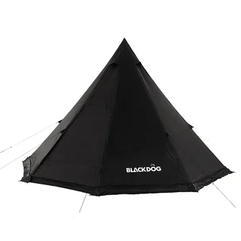Палатка Blackdog Oxford bell для кемпинга на открытом воздухе, 2 двери, большая пирамидальная палатка-типи, палатка-вигвам для взрослых