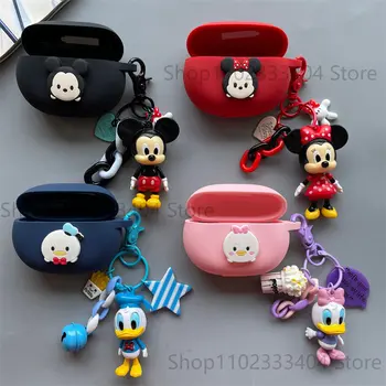 Чехол для наушников Disney Mickey Minnie Donald Duck Daisy для Beats Studio Buds, защитный чехол для наушников Bluetooth с подвеской