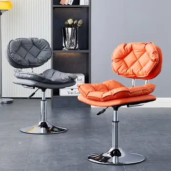 Профессиональное парикмахерское кресло для парикмахерского салона, европейская мебель для салонов, парикмахерские кресла, специальные табуретки с большим рабочим шкивом, домашнее заднее переднее кресло