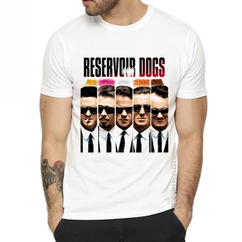 Дизайнерская Футболка Reservoir Dogs Квентина Тарантино Для Мужчин, Дышащая Хлопковая Футболка Премиум-класса, Мужская Графическая Уличная Одежда, Забавная