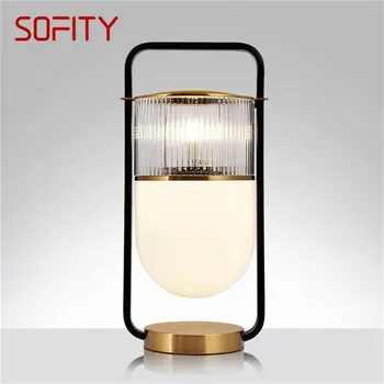 Современная роскошная настольная лампа SOFITY, простой дизайн, Настольная лампа, Декоративная для дома, гостиной