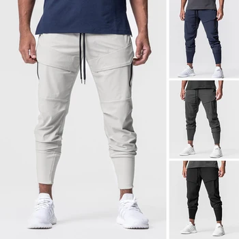 Мужские джоггеры, спортивные брюки-карго, брюки с карманами, мужские повседневные брюки в стиле хип-хоп, тренировочные штаны, штаны для бега трусцой, мужская одежда