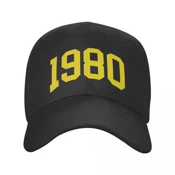Классическая бейсболка 1980 года рождения для мужчин и женщин, дышащая шляпа дальнобойщика, уличная одежда