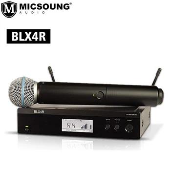 Профессиональный Вокальный Микрофон BLX4R/PG58/BETA58A/BETA58 Портативные Микрофоны UHF Комплект Беспроводных Микрофонов System BLX4 BLX288