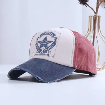 Шляпа женская корейская модная кепка ins с козырьком, выстиранная пятиконечная звезда, женская бейсболка tide wild summer, уличный солнцезащитный крем