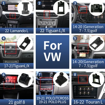 Автомобильный Держатель Телефона Подставка Для iPhone 14 13 Pro С Максимальным Вращением на 360 Вентиляционное Отверстие Крепление В Автомобильном Зажиме Базовая Поддержка Смартфона Voiture Для VW