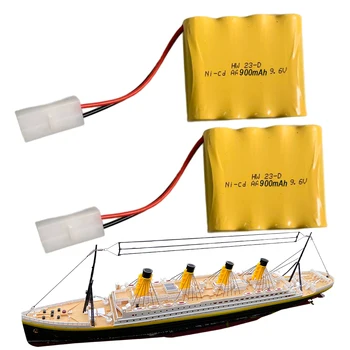 Замена аккумулятора 9,6 В 900 мАч Применяется в лодке с дистанционным управлением Titanic Universal