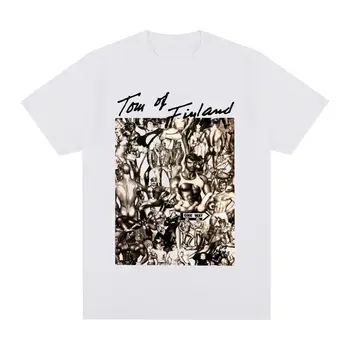 Винтажная футболка Tom of Finland, Бойфренд, полицейские-геи, Хлопковая мужская футболка, Новая футболка, женские топы