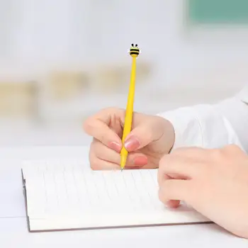 Ручка-роллер, легкая ручка для письма, мягкая оболочка, запись, практичная ручка-роллер в форме пчелы в общежитии, офис, ручная ручка-роллер
