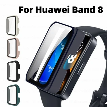 Чехол для ПК, Защитное стекло для экрана Huawei Band 8, Универсальные Аксессуары с полным покрытием, Защитная пленка для рукава Huawei Band8