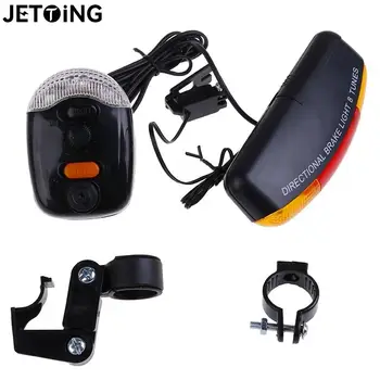 Светодиодный велосипедный указатель поворота с клаксоном, передние задние фонари MTB, велосипедные стоп-сигналы, Велосипедная лампа заднего фонаря