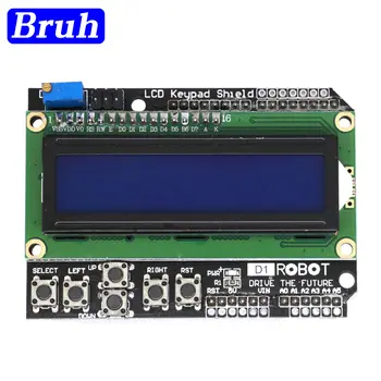 Экран ЖК-клавиатуры LCD1602 Дисплей модуля LCD 1602 с синим экраном для Arduino