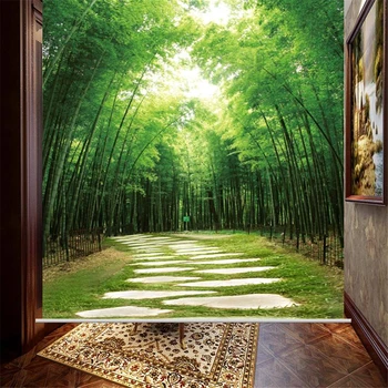 обои wellyu на заказ 3d фотообои fresh greenway для прихожей декоративные обои для гостиной 3d papel de parede