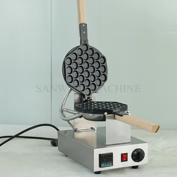 Цифровая коммерческая машина для приготовления яичных вафель из нержавеющей стали, машина для приготовления яичных слоек; Машина для приготовления пузырьковых вафель.
