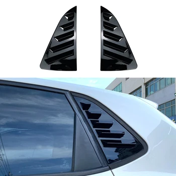 Для Volkswagen Polo 6R 6C 2011-2017 Отделка жалюзи на заднем стекле автомобиля Аксессуары для отделки боковых вентиляционных отверстий